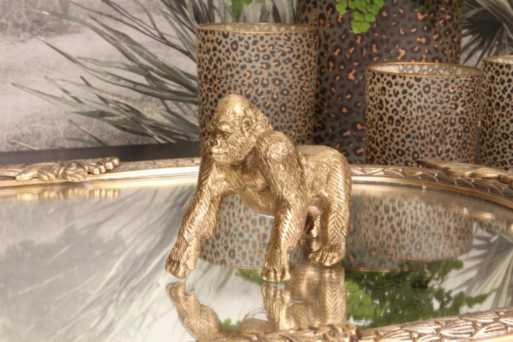 Statue de gorille - laiton - 11,5 cm