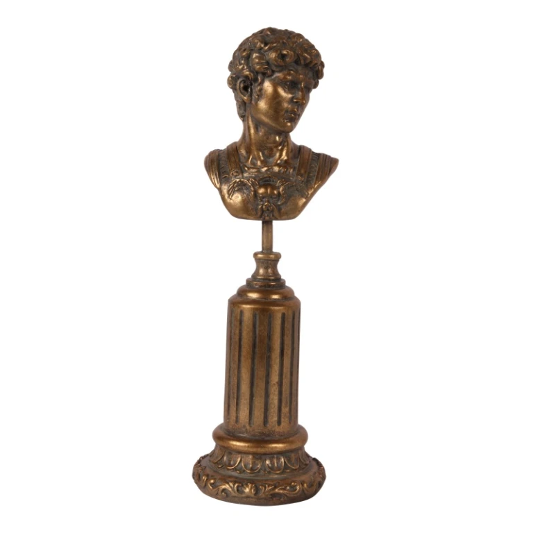 Buste - or - 35 cm - 1 pièce