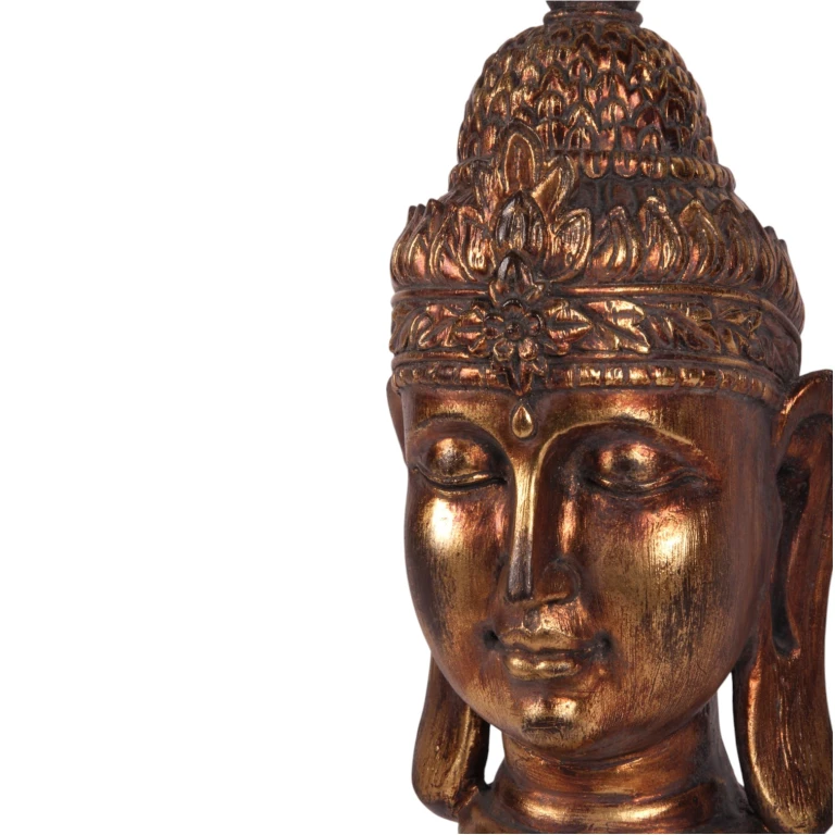Buste Bouddha - or - 36,5 cm