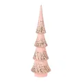 Miniatuurkerstboom - roze - 35,5 cm - kunsthars