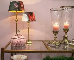 Windlicht Vanna 57 cm - Goud - Koper / Glas