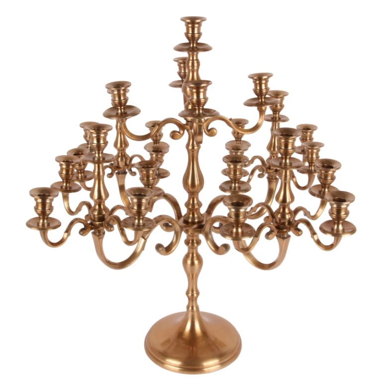 Candélabre Mujeeb - 70 cm - or - aluminium