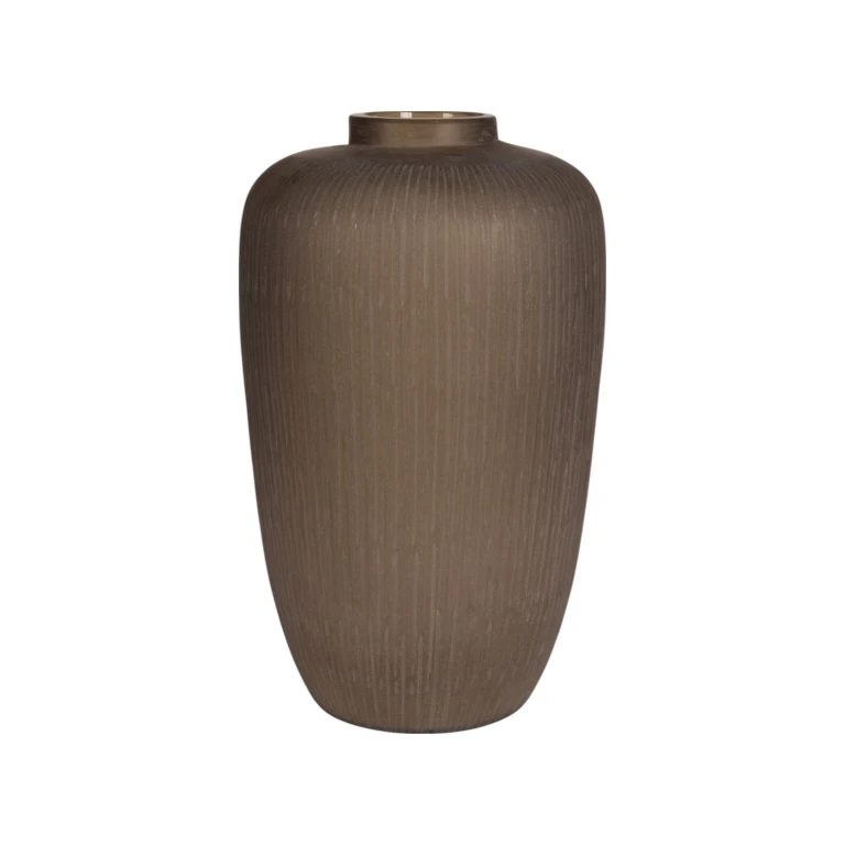 Vase Savanna - 49 cm - brun - verre