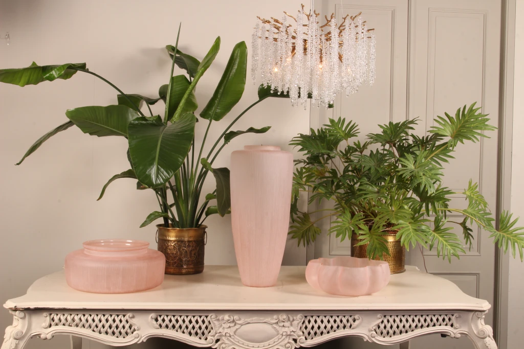 Vase Clay - 72 cm - rose - verre
