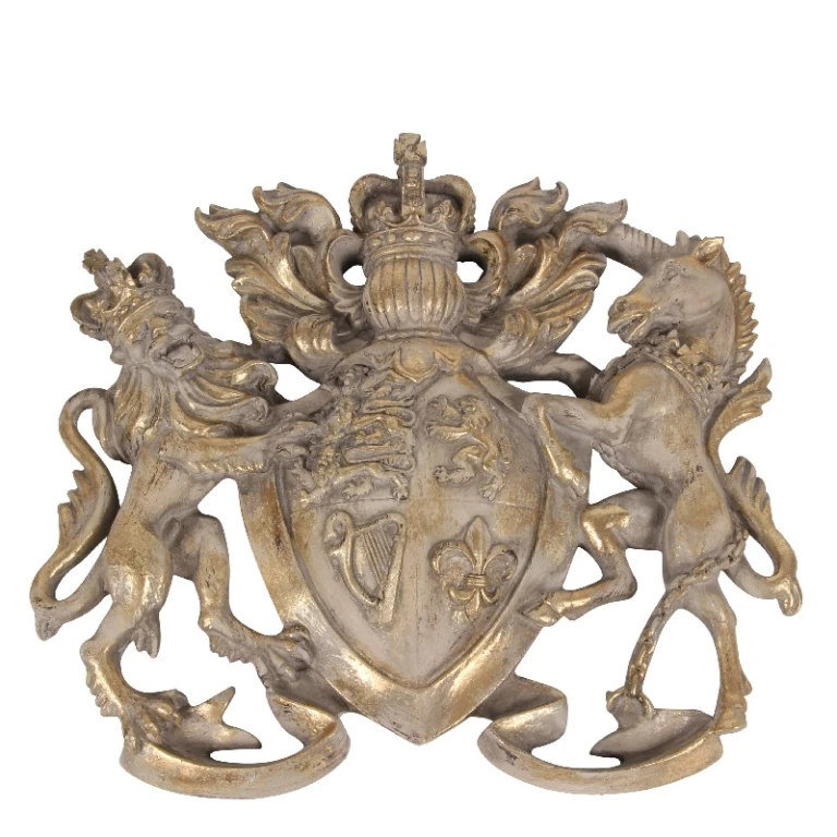 Plaque murale - beige/brun - 38 cm - résine synthétique