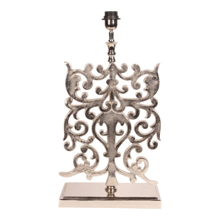 Lampe de table - argent - aluminium - 83 cm - 1 pièce