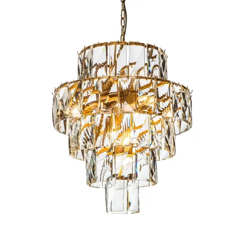 Dutch Style Kroonluchter Basilio 60 cm - Goud - Glas