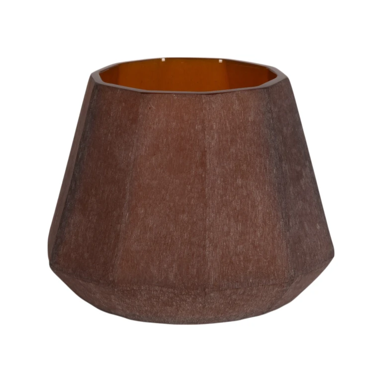 Vase Diamond - 23 cm - ambre - verre