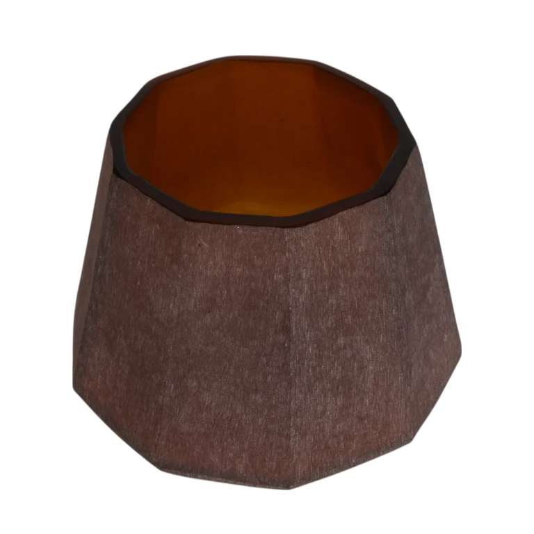 Vase Diamond - 23 cm - ambre - verre
