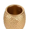 Vaas Schubben - 9,5 cm - goud - kunsthars