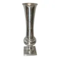 Vase - 123 cm - argent - aluminium