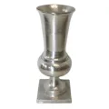 Vase - 86 cm - argent - aluminium