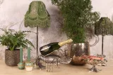 Sierschaal octopus en schelp - zilver - 14 cm