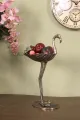 Sierschaal Flamingo - zilver - aluminium - 76 cm - 1 stuk