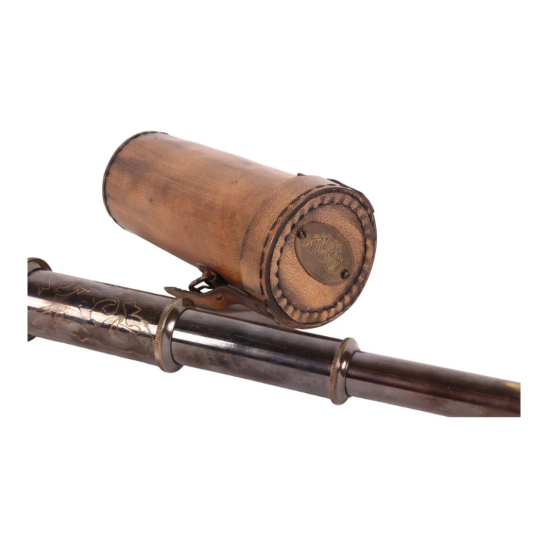 Télescope - bois & laiton - 40 cm