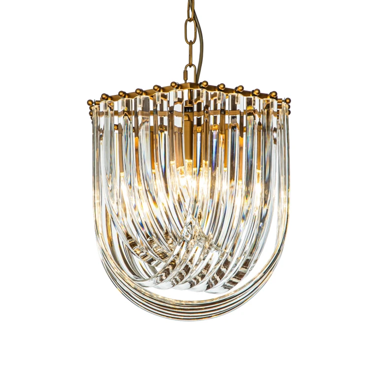 Dutch Style Chandelier Chelsea 37 cm - gold - iron and glass