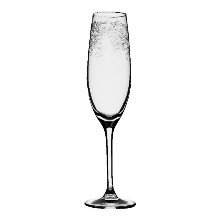 Transparent champagne glass - 180 ml - 1 piece