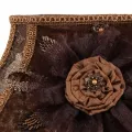 Lampenkap Victorian Rechthoek 31 cm - Bruin - Stof